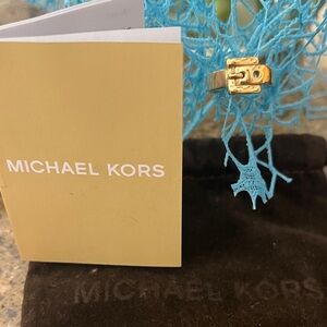 Michael Kors Gold Buckle Ring - Authentic